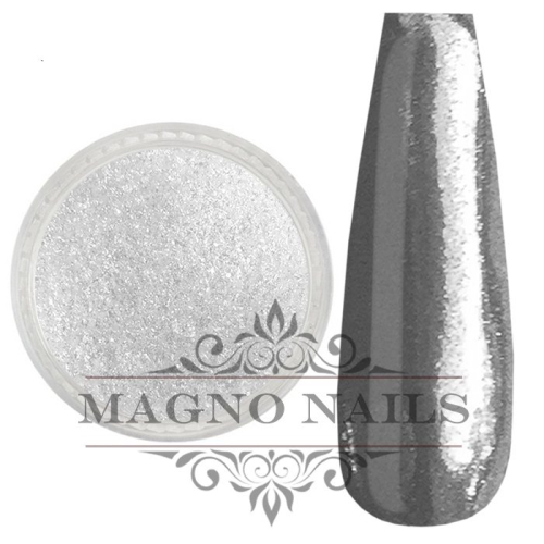 Chrome Mirror Pigment - Spiegel Effekt - Sparkling silver Nail Art Nailart Flocken